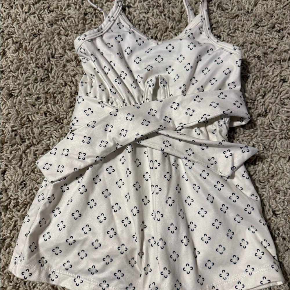Stylish White Kids Casual Dress